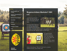 Tablet Screenshot of bc-markdorf.de